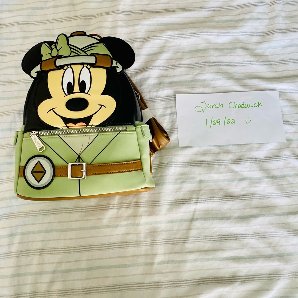 Minnie Mouse Safari Loungefly, BNWT